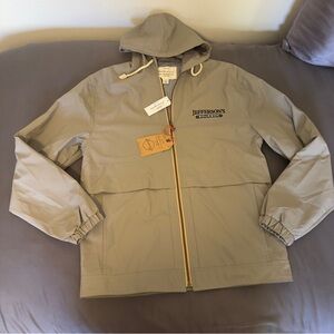 NWT Jefferson's Bourbon Weatherproof Rain Coat